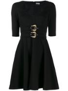 Versace Jeans Couture Double-buckle Dress - Black