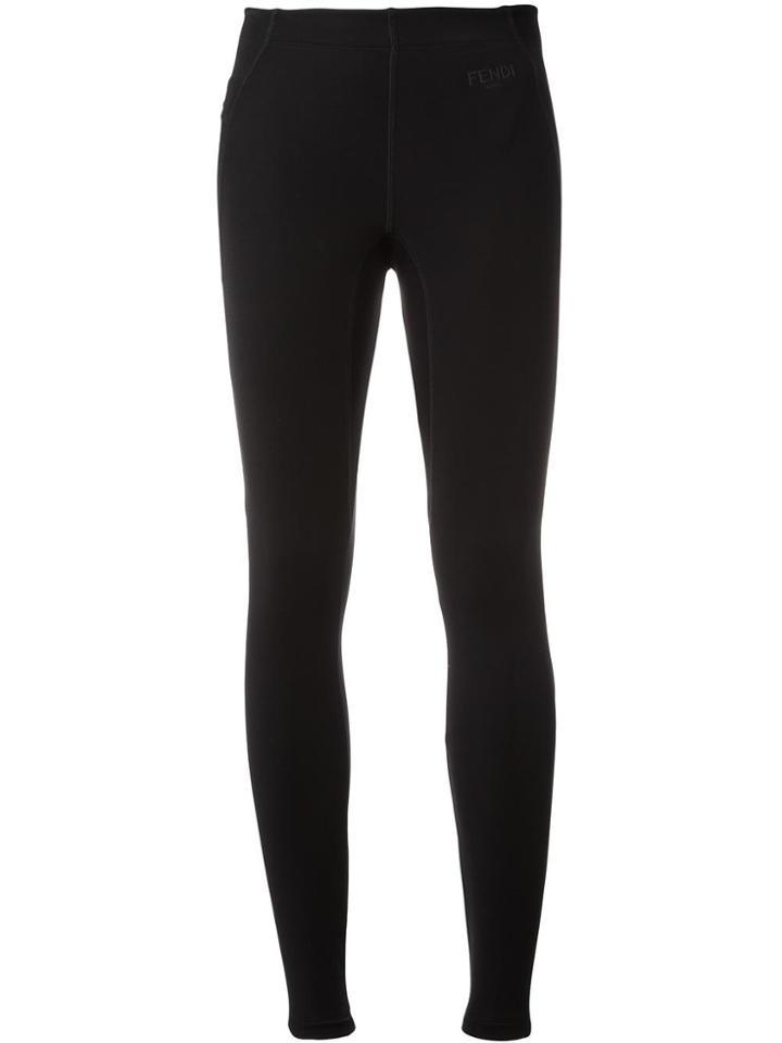 Fendi Classic Leggings - Black