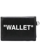 Off-white 3 Fold Wallet - Black
