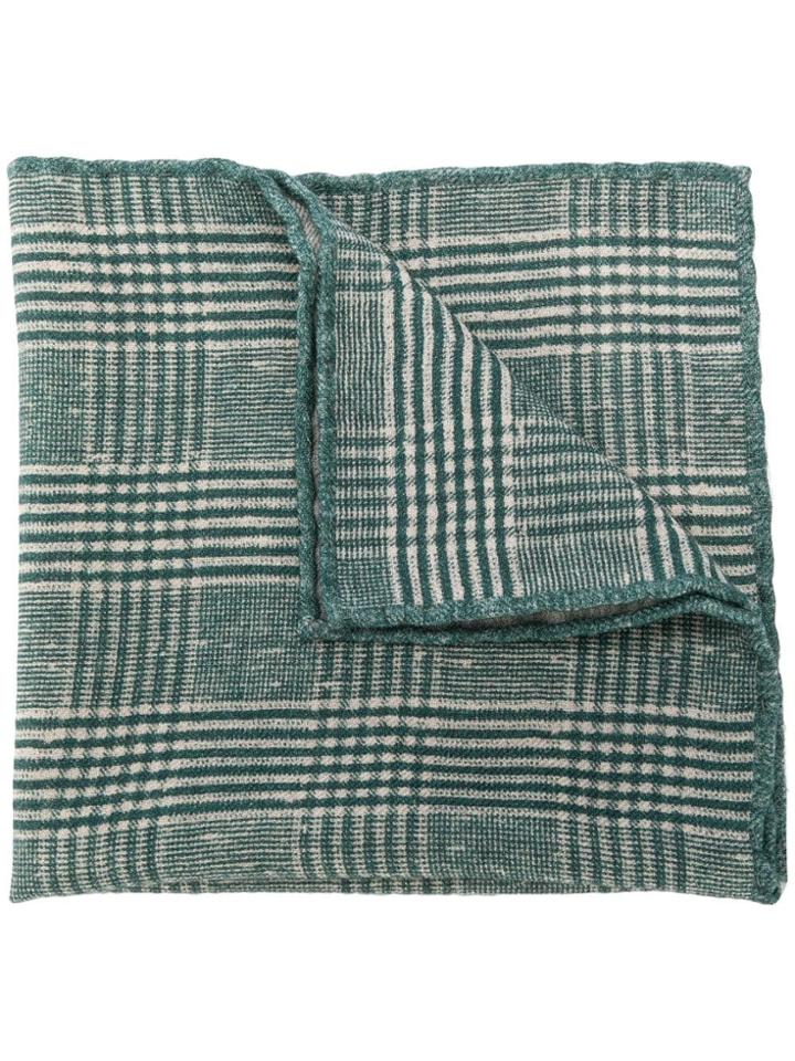 Brunello Cucinelli Plaid Scarf - Green