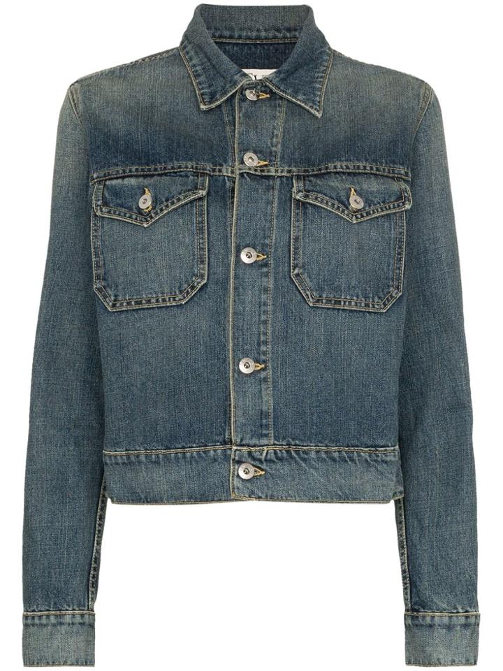 Eve Denim Eve Kaila Ls Jns Jkt - Blue