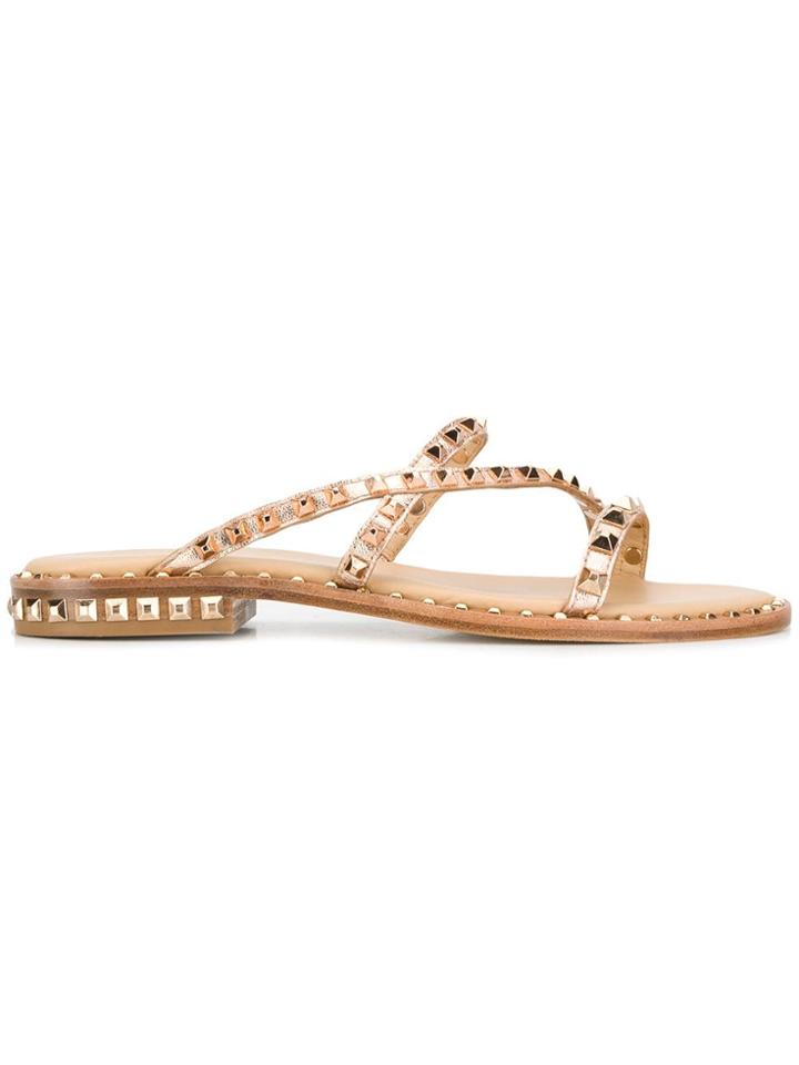 Ash Peace Sandals - Gold