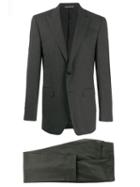 Canali Fitted Single-breasted Suit - Grey