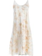 Individual Sentiments Tie Dye Print Tank Dress - Neutrals