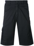 Peuterey - Straight Cut Chino Shorts - Men - Cotton/spandex/elastane - 48, Blue, Cotton/spandex/elastane