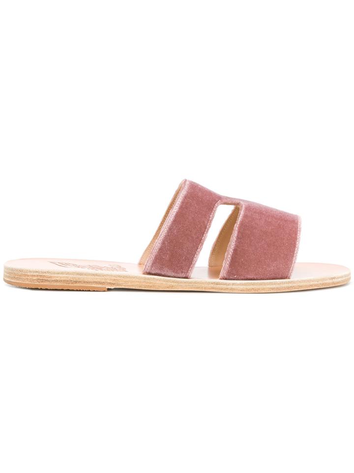 Ancient Greek Sandals Slide Sandals - Pink & Purple