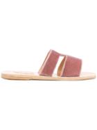 Ancient Greek Sandals Slide Sandals - Pink & Purple