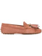 Tod's Tassel Gommino Loafers - Pink