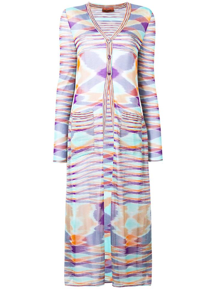 Missoni Printed Lightweight Cardi-coat - Multicolour