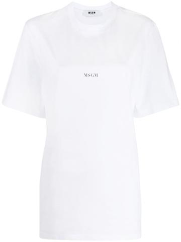 Msgm Made In Italia Print T-shirt - White
