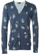 Alexander Mcqueen Tattoo Intarsia Cardigan