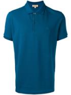 Burberry Plain Polo Shirt, Men's, Size: Large, Blue, Cotton