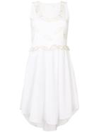 See By Chloé Embroidered Short Dress - White