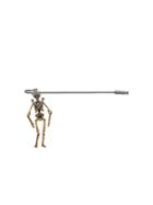 Alexander Mcqueen Crowned Skeleton Brooch - Silver