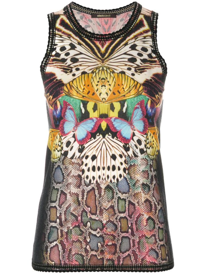 Roberto Cavalli Printed Tank Top - Multicolour