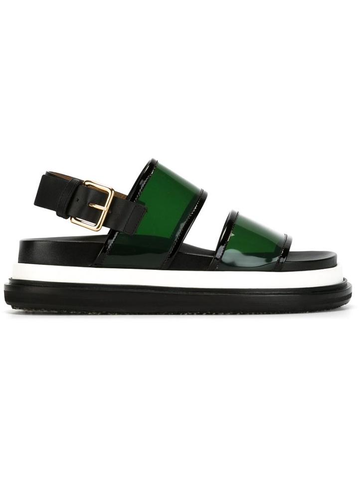 Marni 'fussbett' Double Strap Sandals