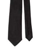 Prada Embroidered Logo Tie - Black