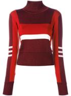 Emilio Pucci High Neck Cropped Pullover - Red