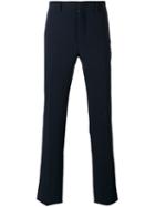 Fendi - Pleated Trousers - Men - Cotton/polyester/viscose - 50, Blue, Cotton/polyester/viscose