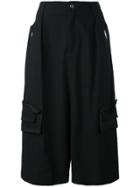 Damir Doma Cropped Cargo Trousers - Black