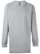 Kazuyuki Kumagai Side Slit Sweater, Men's, Size: 4, Grey, Cotton