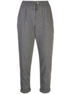 Brunello Cucinelli Tapered Jogging Bottoms - Grey