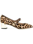 Tory Burch Square Toe Pumps - Nude & Neutrals