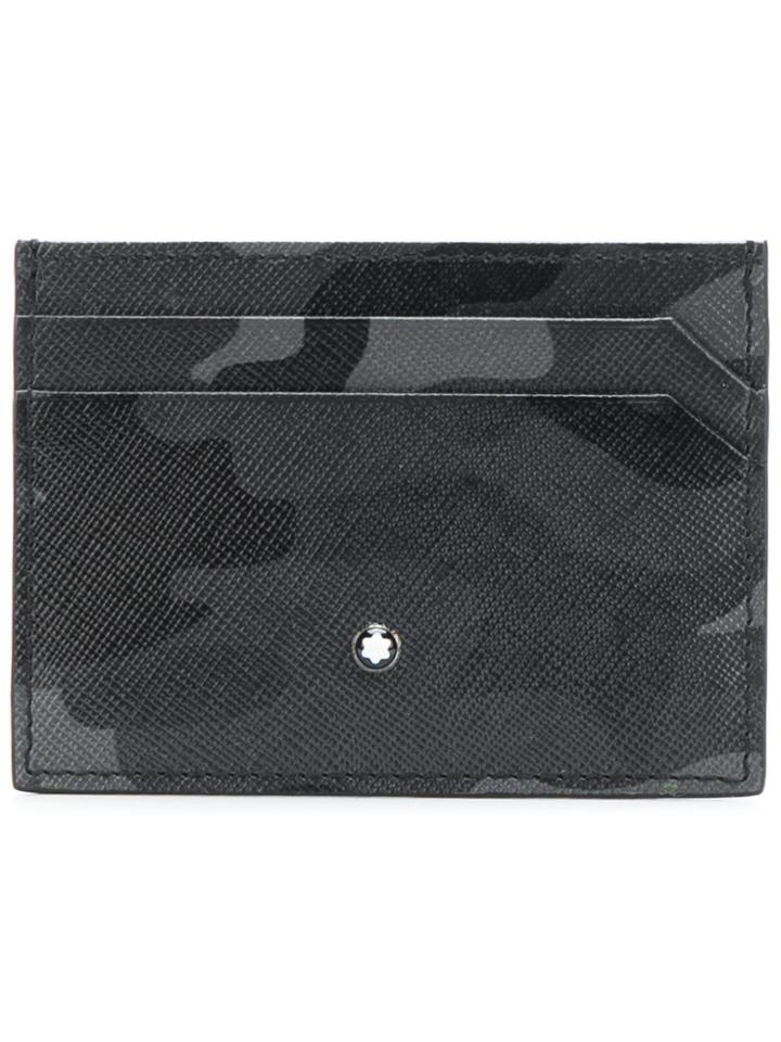 Montblanc Camouflage Print Cardholder - Green