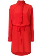 Zadig & Voltaire Rizzo Ruffle Trim Dress - Red