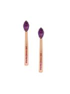 Bea Bongiasca Back Drop Earrings - Pink & Purple
