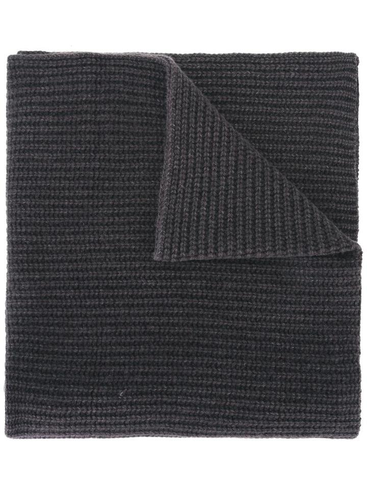 Knitted Scarf, Women's, Brown, Cashmere, Iris Von Arnim