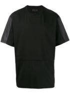 D.gnak Panelled Crew Neck T-shirt - Black