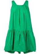 P.a.r.o.s.h. Loose Fit Pleated Dress - Green