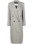 Max Mara Glen Check Coat - Grey