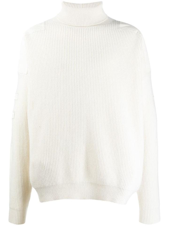 Amiri Roll Neck Jumper - White