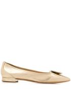 Casadei Liz Ballerina Pumps - Metallic