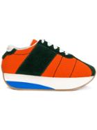 Marni Colour Block Sneakers - Yellow & Orange