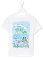 Stella Mccartney Kids - Arlo Island Print T-shirt - Kids - Cotton - 2 Yrs, White