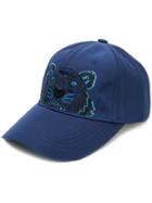 Kenzo Tiger Embroidered Cap - Blue