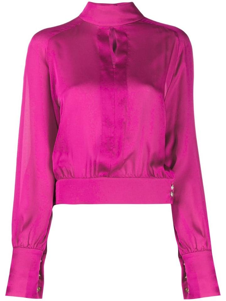 Balmain Cut-out Blouse - Pink