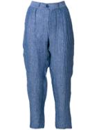 Mes Demoiselles High-waist Tailored Trousers - Blue