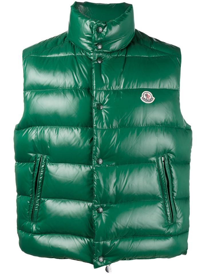Moncler Tib Padded Gilet - Green