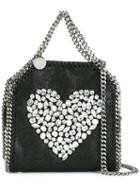 Stella Mccartney Mini Falabella Heart Tote, Women's, Black, Polyester