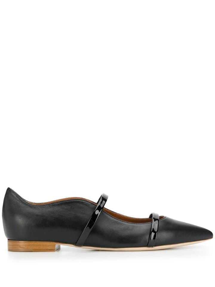Malone Souliers Maureen Flat Pumps - Black