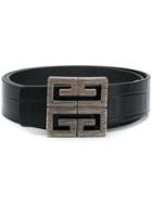 Givenchy Logo Plaque Belt - Black