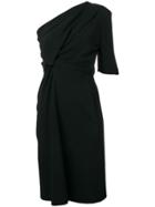 Stella Mccartney One-shoulder Mini Dress - Black