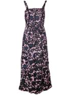 Christian Wijnants Floral Print Jumpsuit - Pink & Purple