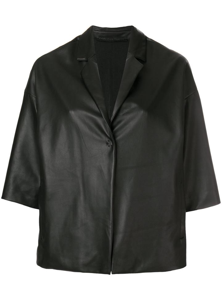 Salvatore Santoro Cropped Jacket - Black