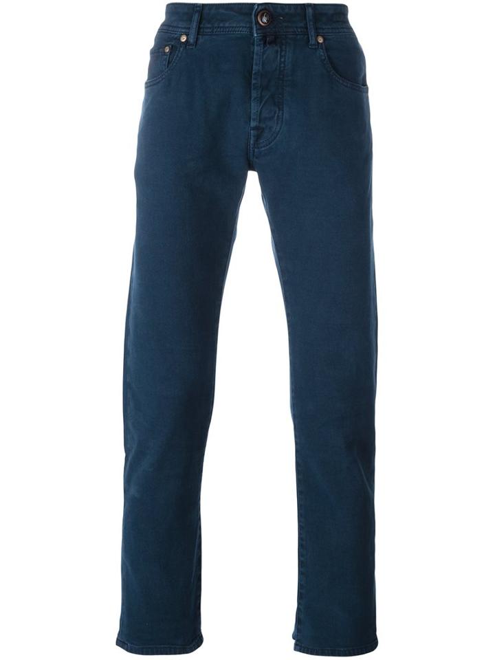 Jacob Cohen 'comfort' Slim Fit Jeans, Men's, Size: 40, Blue, Cotton/spandex/elastane