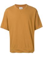 Laneus Oversized Boxy T-shirt - Yellow & Orange